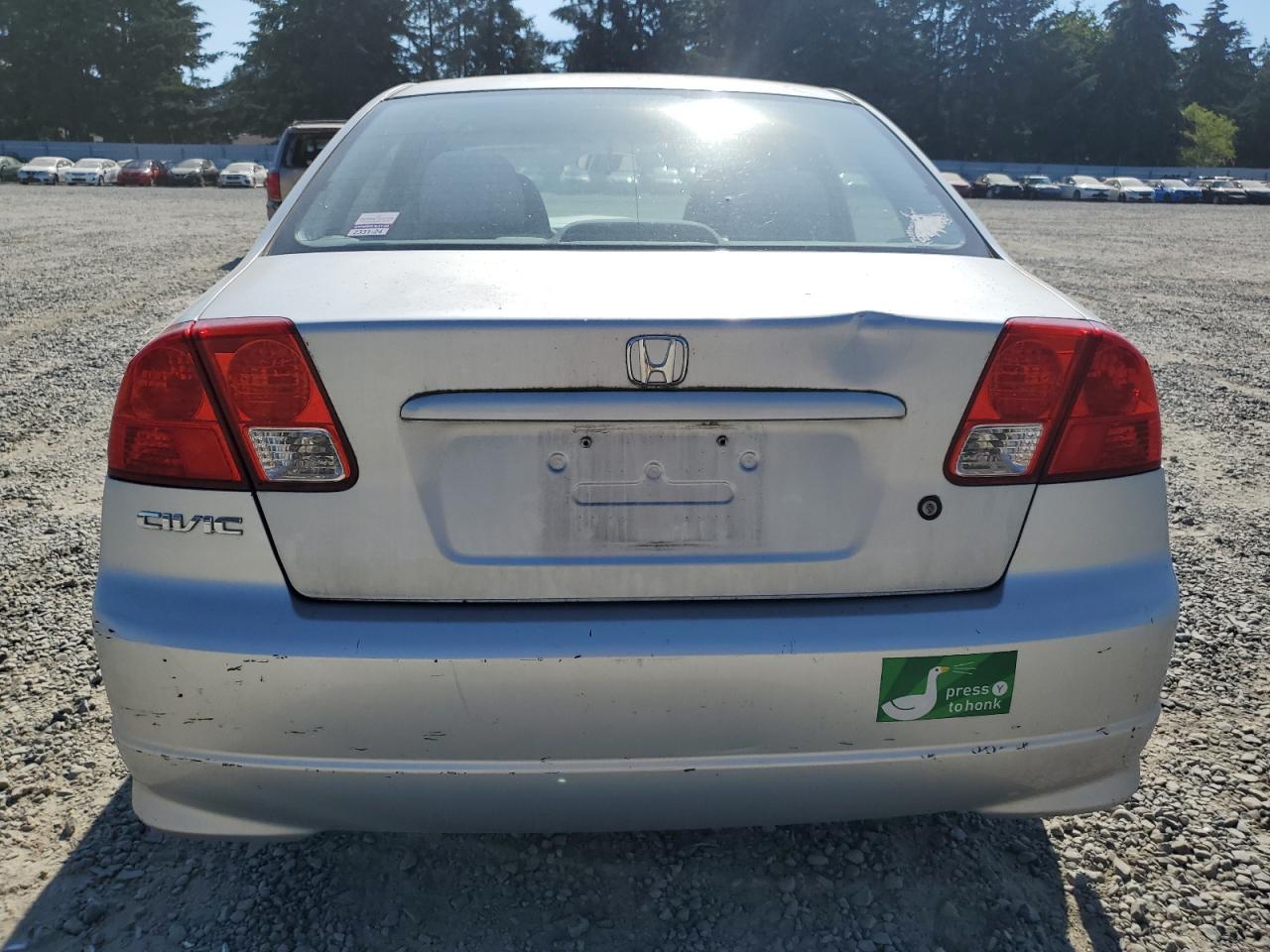 2004 Honda Civic Dx Vp VIN: 2HGES16394H613339 Lot: 62737754
