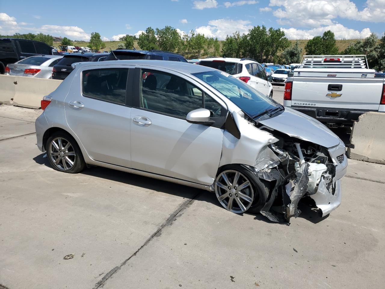 2014 Toyota Yaris VIN: JTDKTUD30ED597162 Lot: 61672404