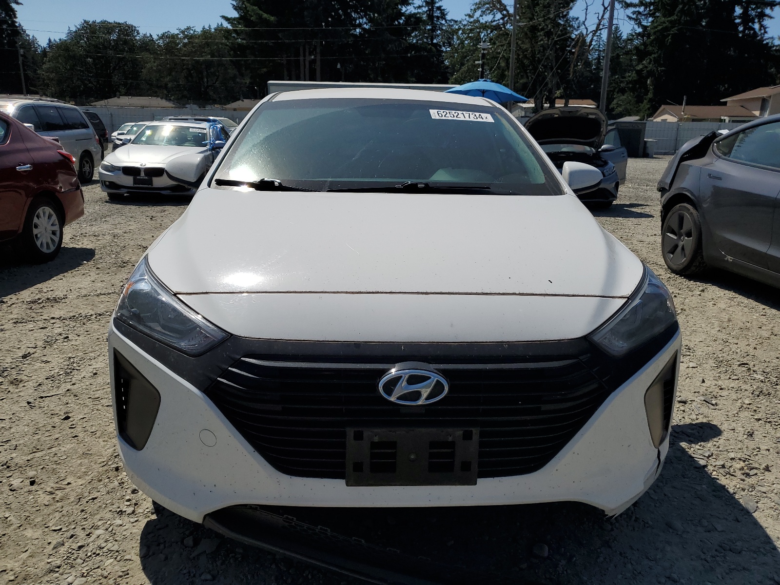 KMHC65LC8HU039689 2017 Hyundai Ioniq Blue