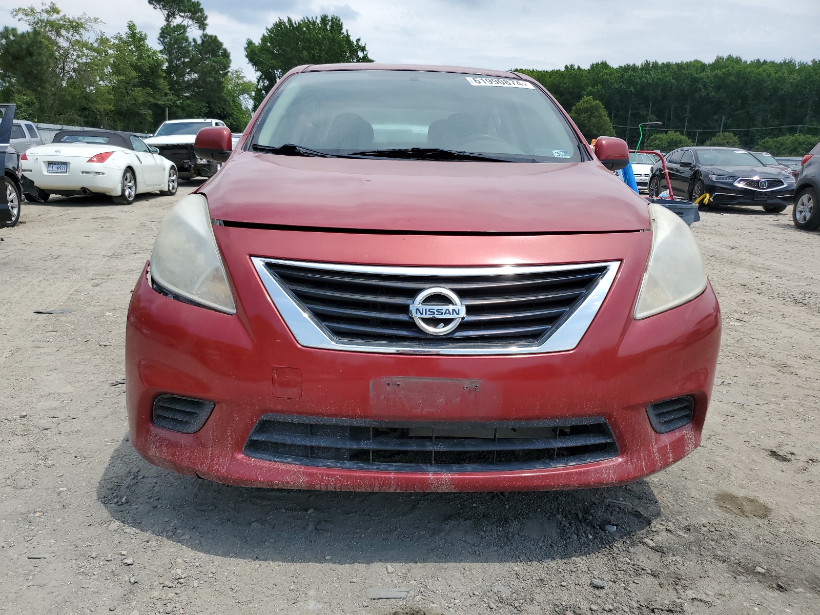 2014 Nissan Versa S vin: 3N1CN7AP2EK438377