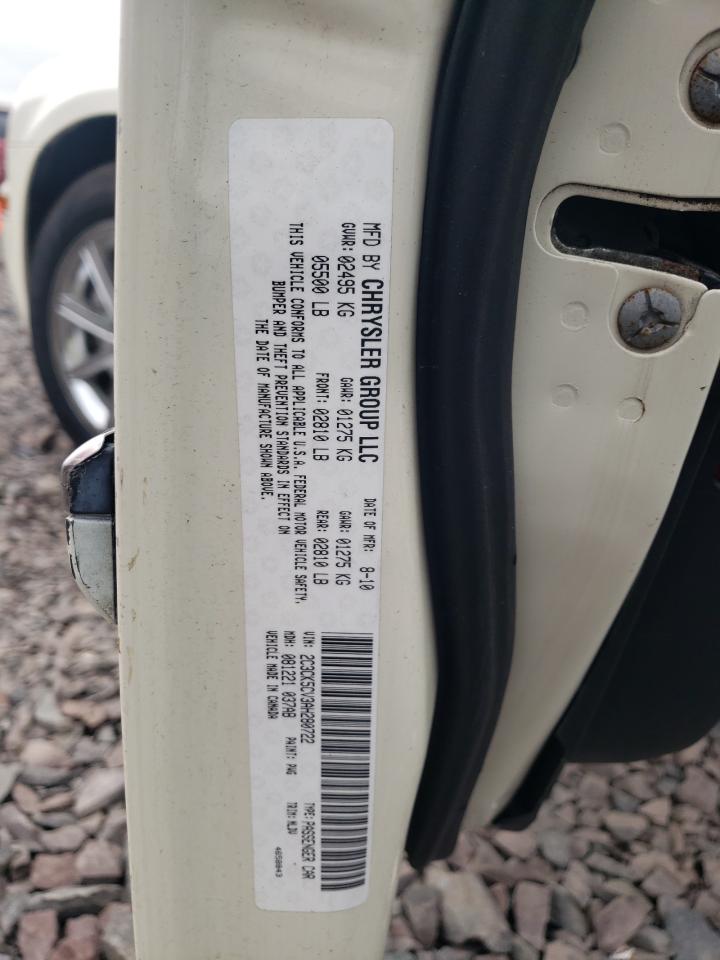 2010 Chrysler 300 Touring VIN: 2C3CK5CV3AH280722 Lot: 63678324