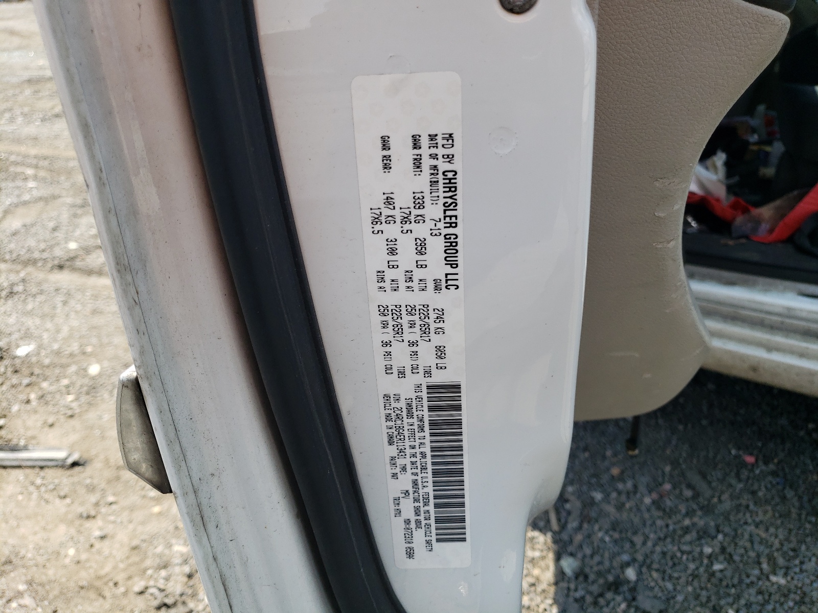 2C4RC1BG4ER113431 2014 Chrysler Town & Country Touring