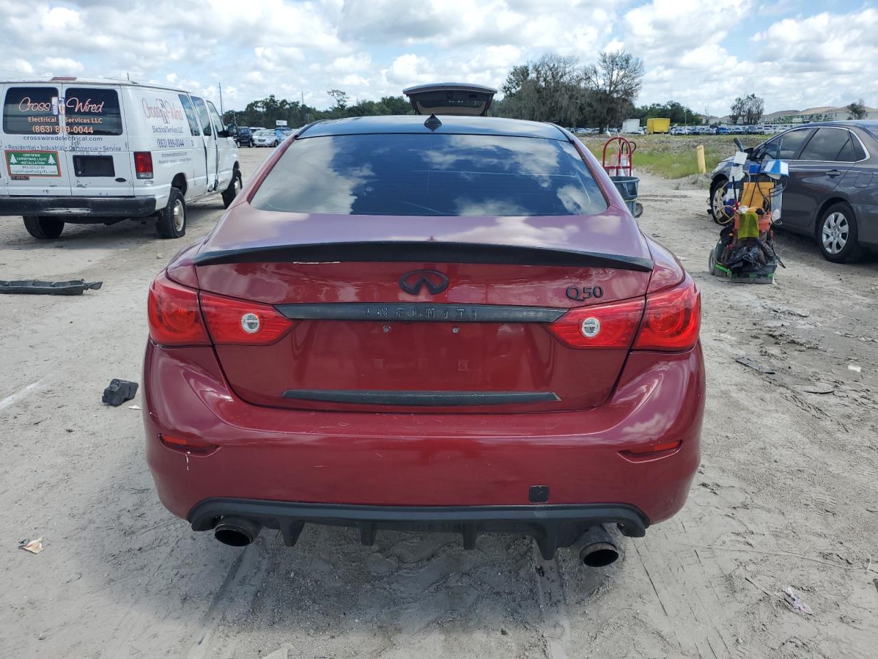 JN1BV7APXEM675114 2014 Infiniti Q50 Base