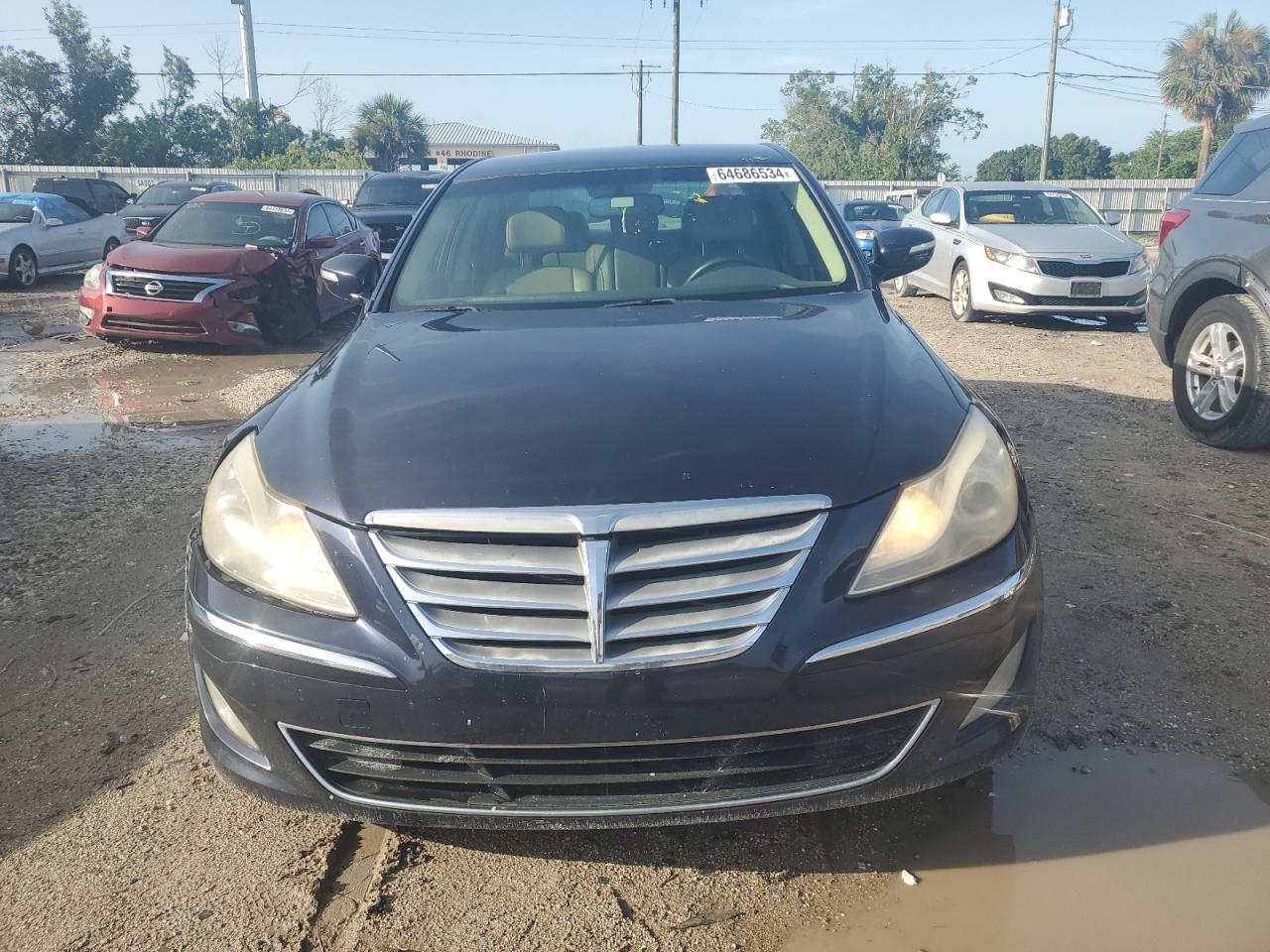 2012 Hyundai Genesis 3.8L VIN: KMHGC4DDXCU154704 Lot: 64686534