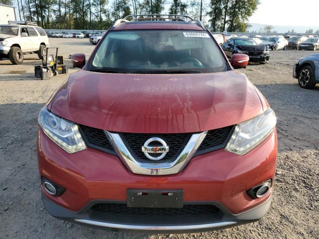  NISSAN ROGUE 2015 Червоний