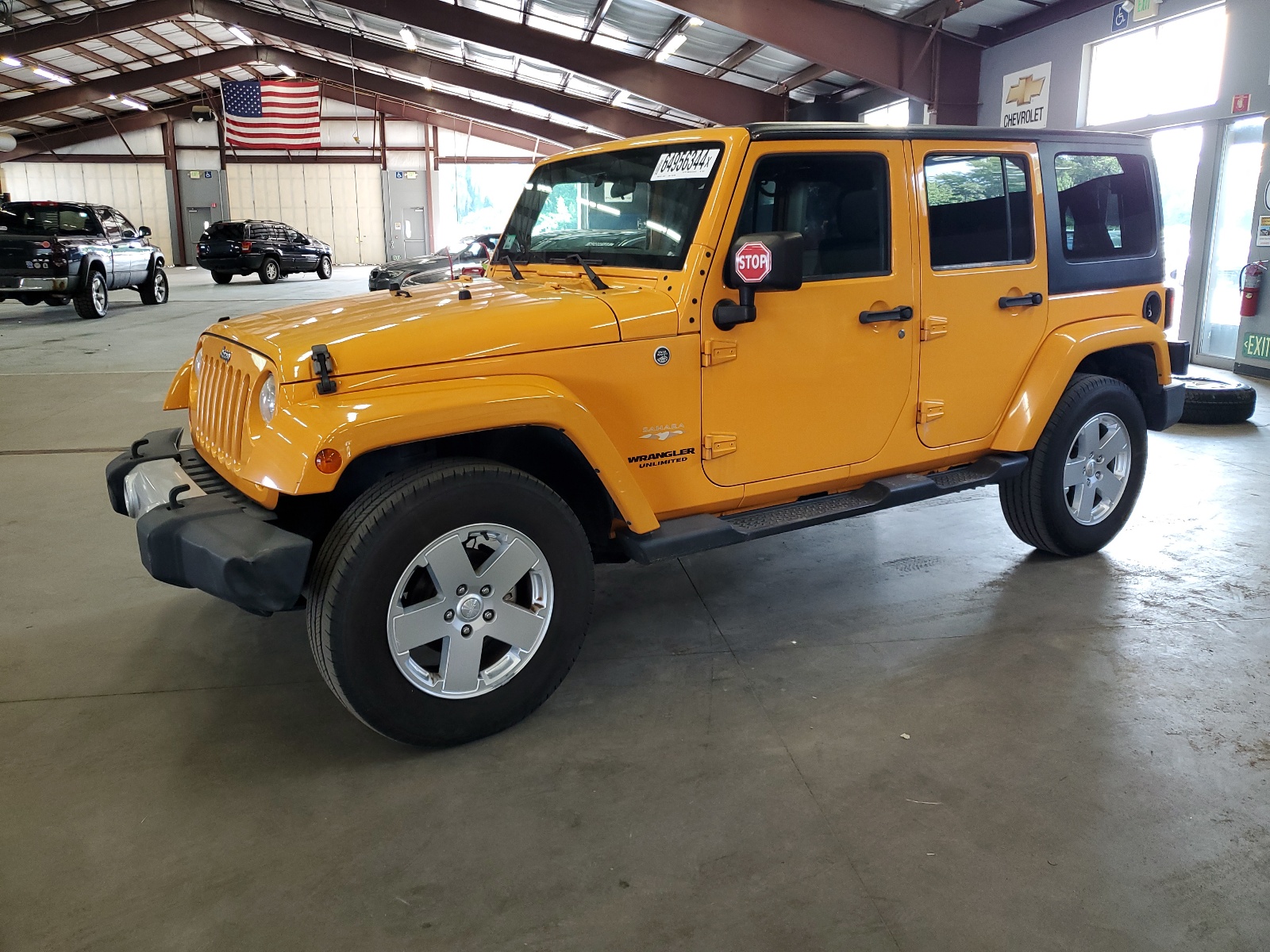 2012 Jeep Wrangler Unlimited Sahara vin: 1C4BJWEG2CL125597