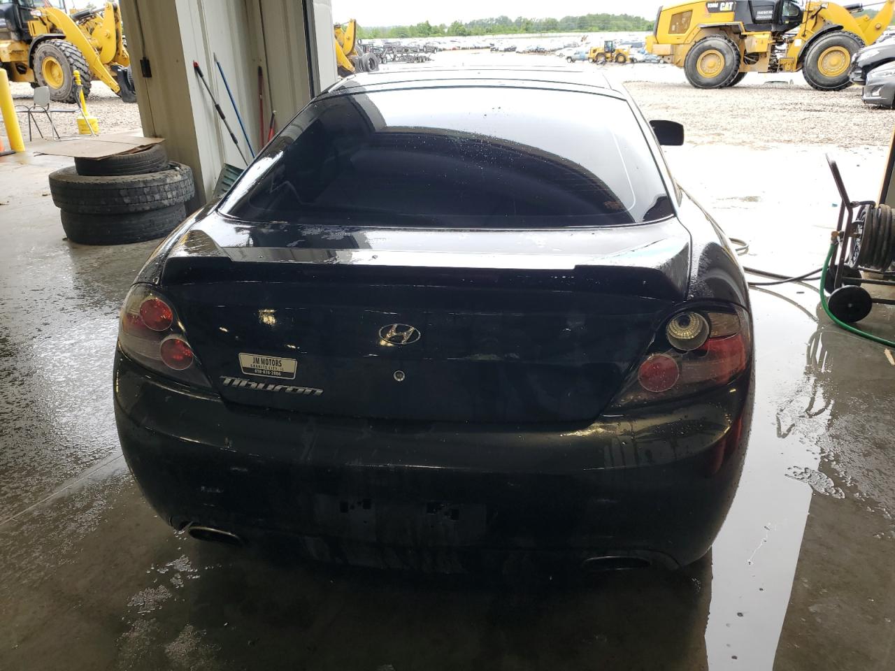 2008 Hyundai Tiburon Gs VIN: KMHHM66DX8U295595 Lot: 58099204