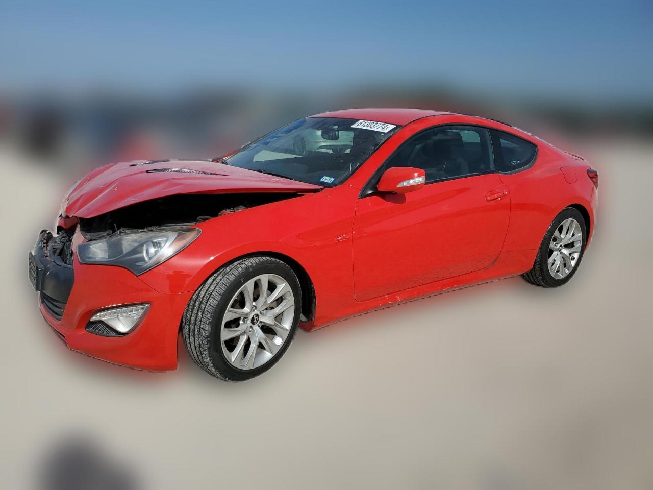 2015 Hyundai Genesis Coupe 3.8L VIN: KMHHT6KJXFU128410 Lot: 61303774