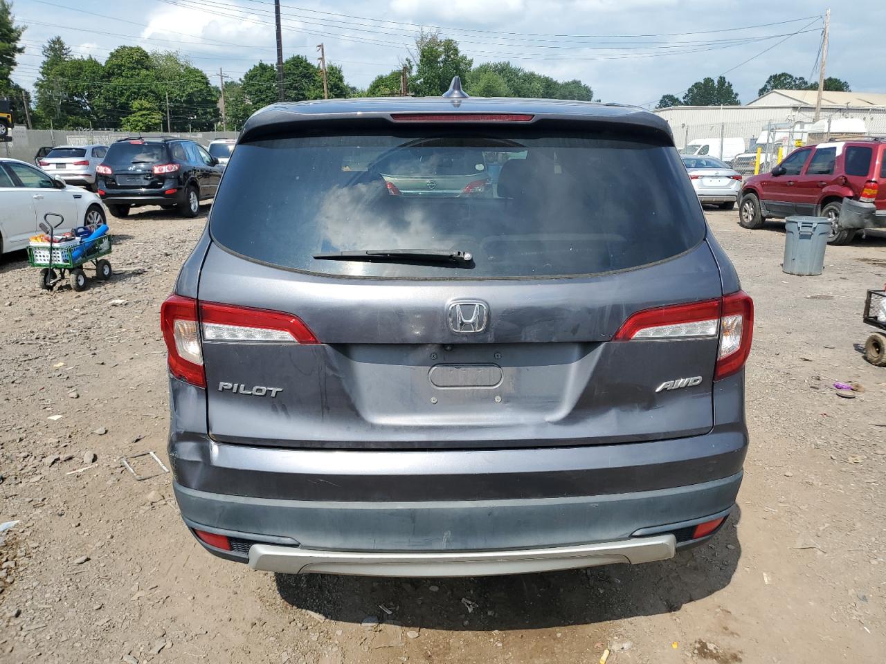 2019 Honda Pilot Ex VIN: 5FNYF6H33KB047529 Lot: 64201654