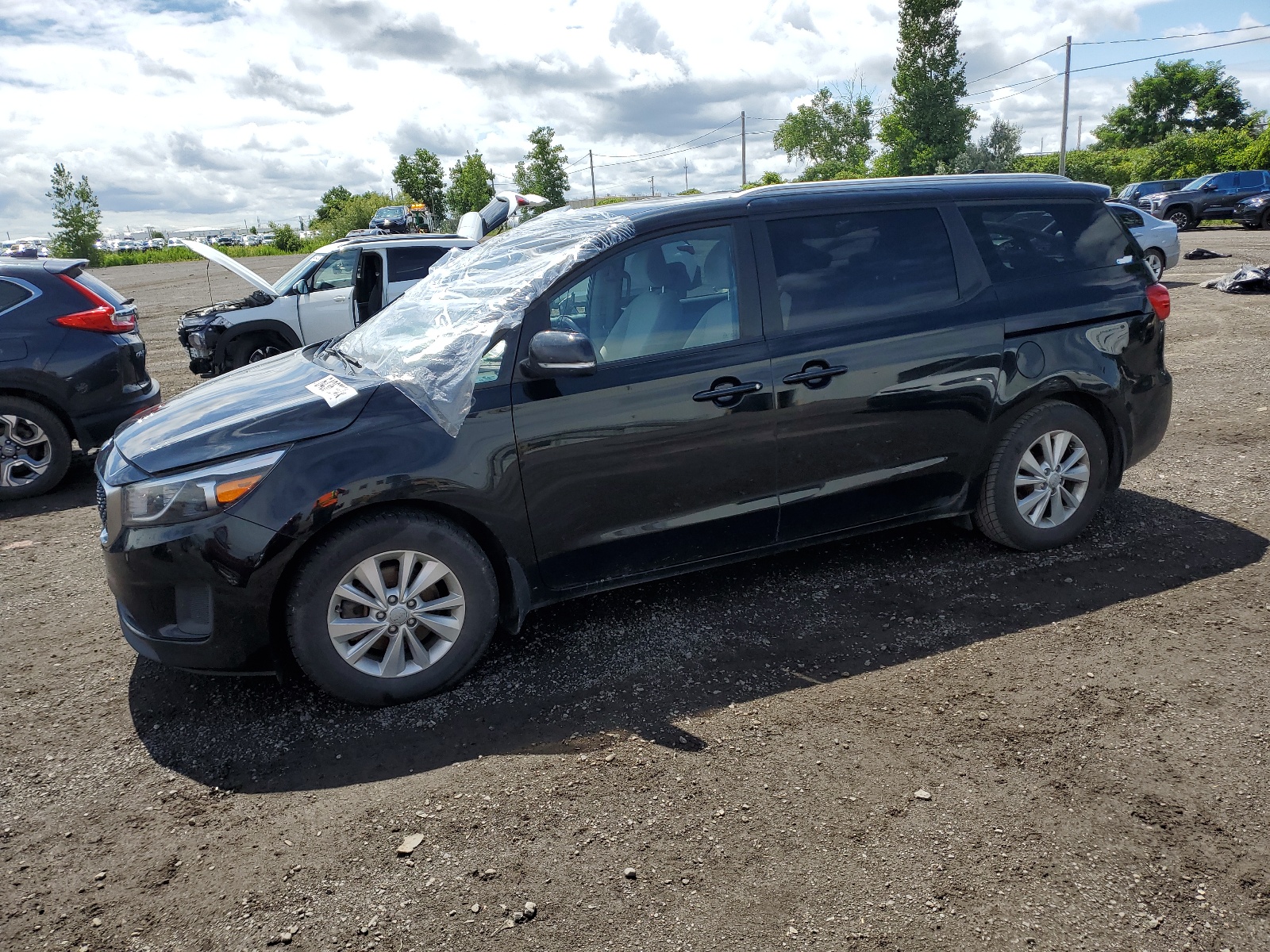 KNDMB5C11H6311555 2017 Kia Sedona Lx