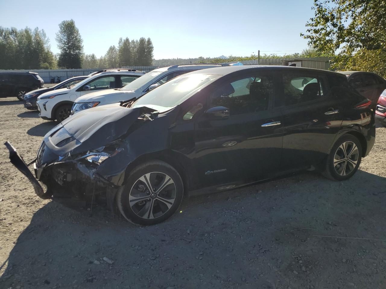 2019 Nissan Leaf S VIN: 1N4AZ1CP0KC307653 Lot: 63921114
