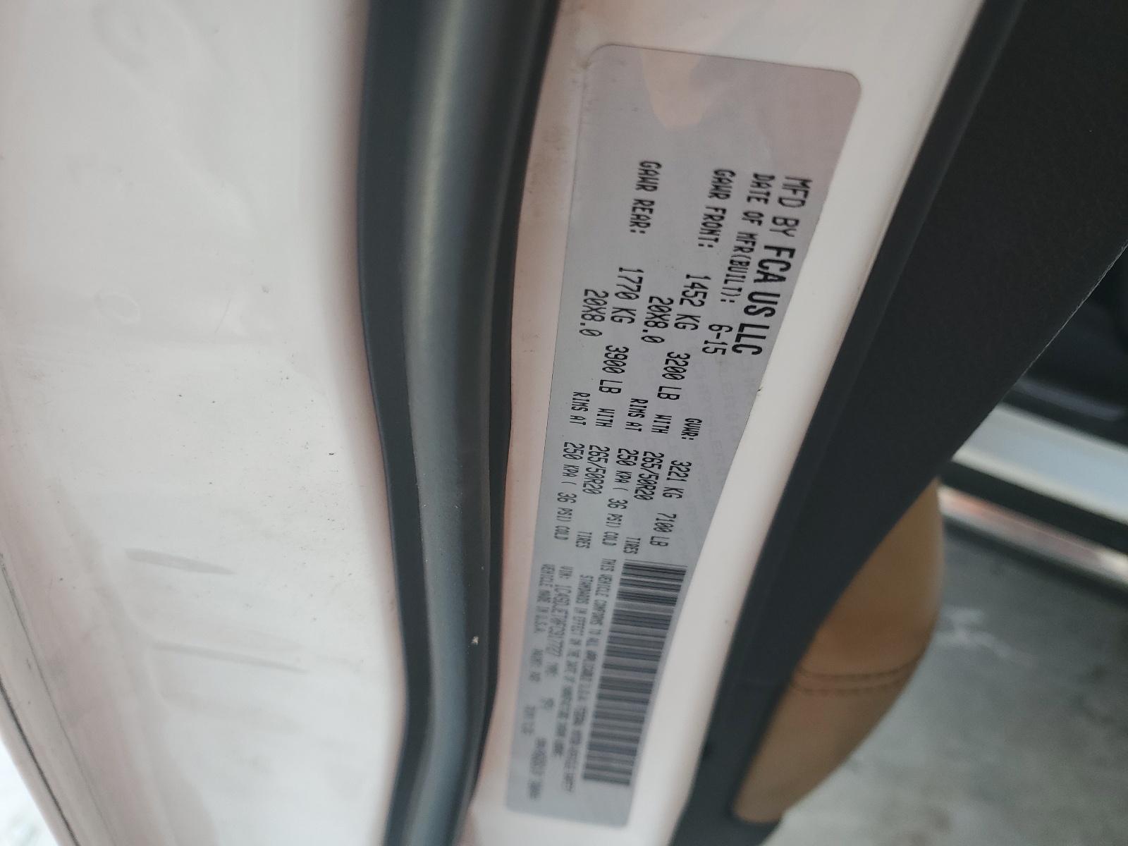 1C4SDJET0FC917727 2015 Dodge Durango Citadel