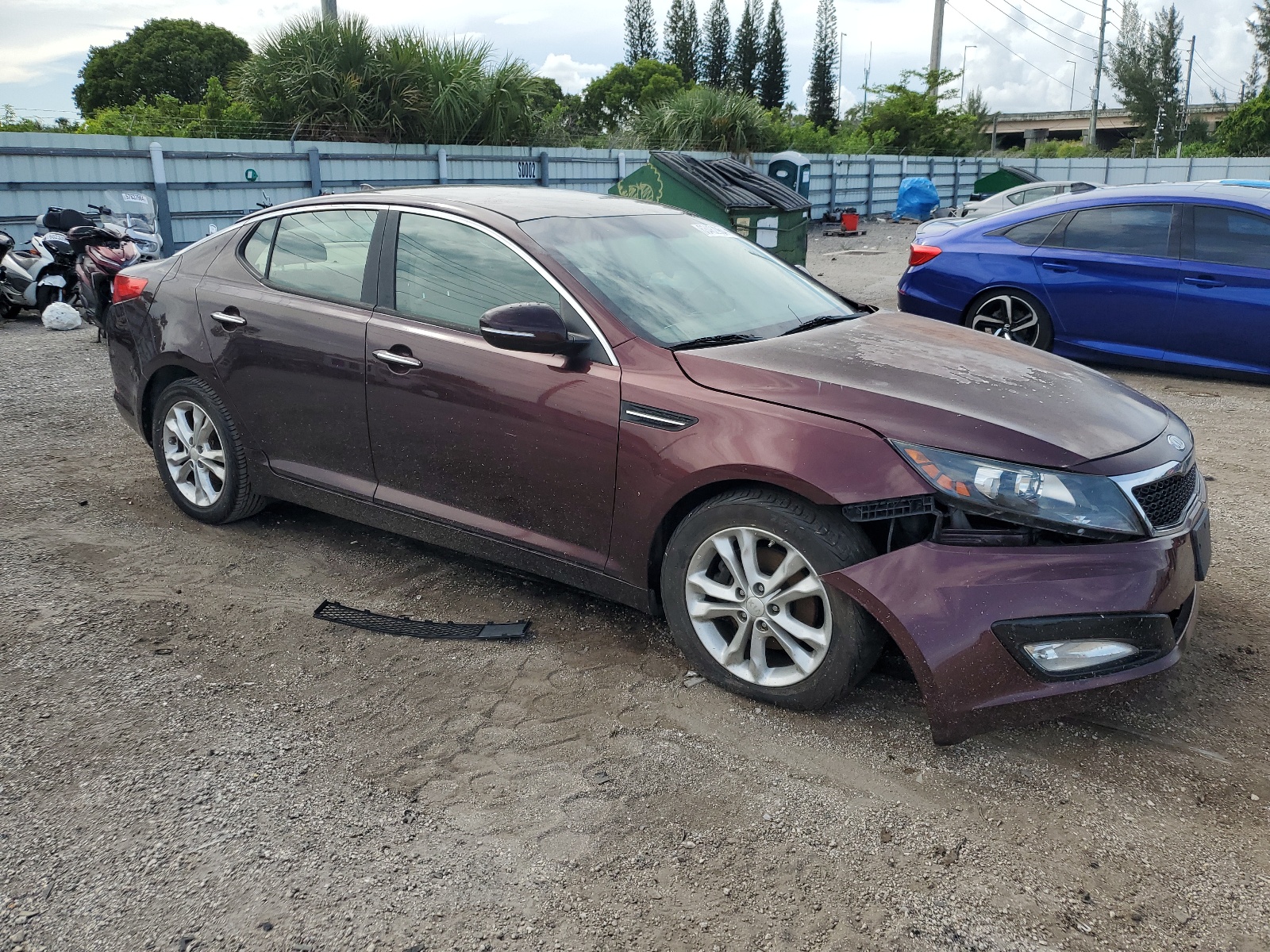 2013 Kia Optima Lx vin: 5XXGM4A74DG183347