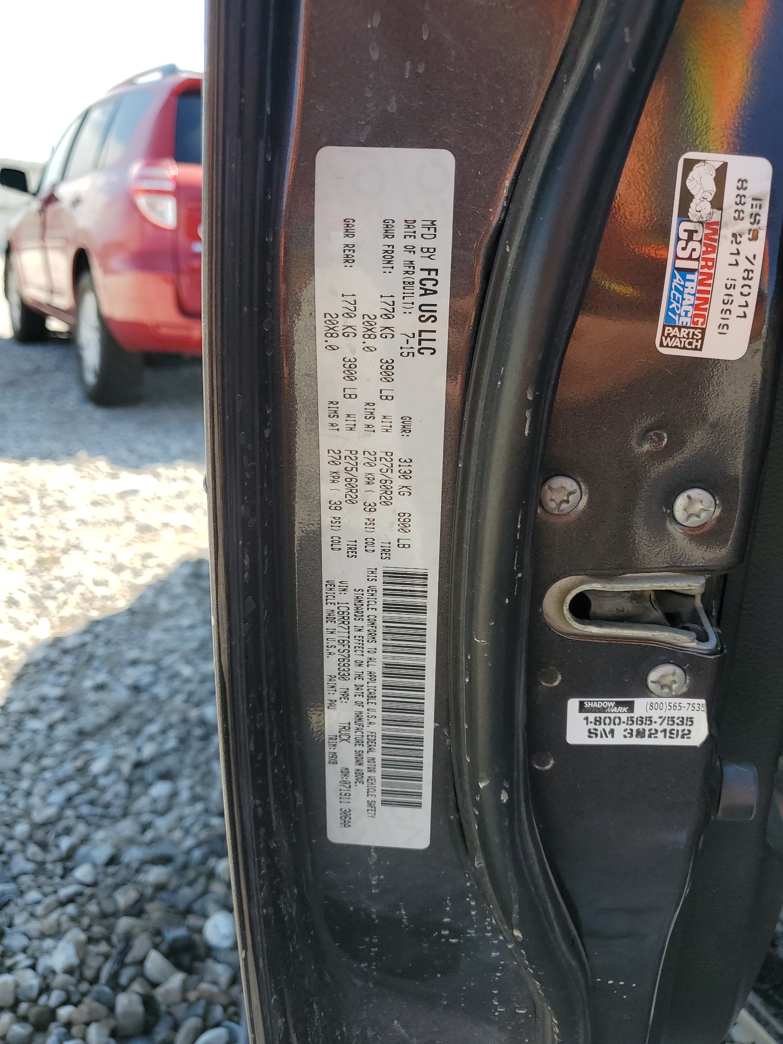 1C6RR7TT6FS769330 2015 Ram 1500 Slt