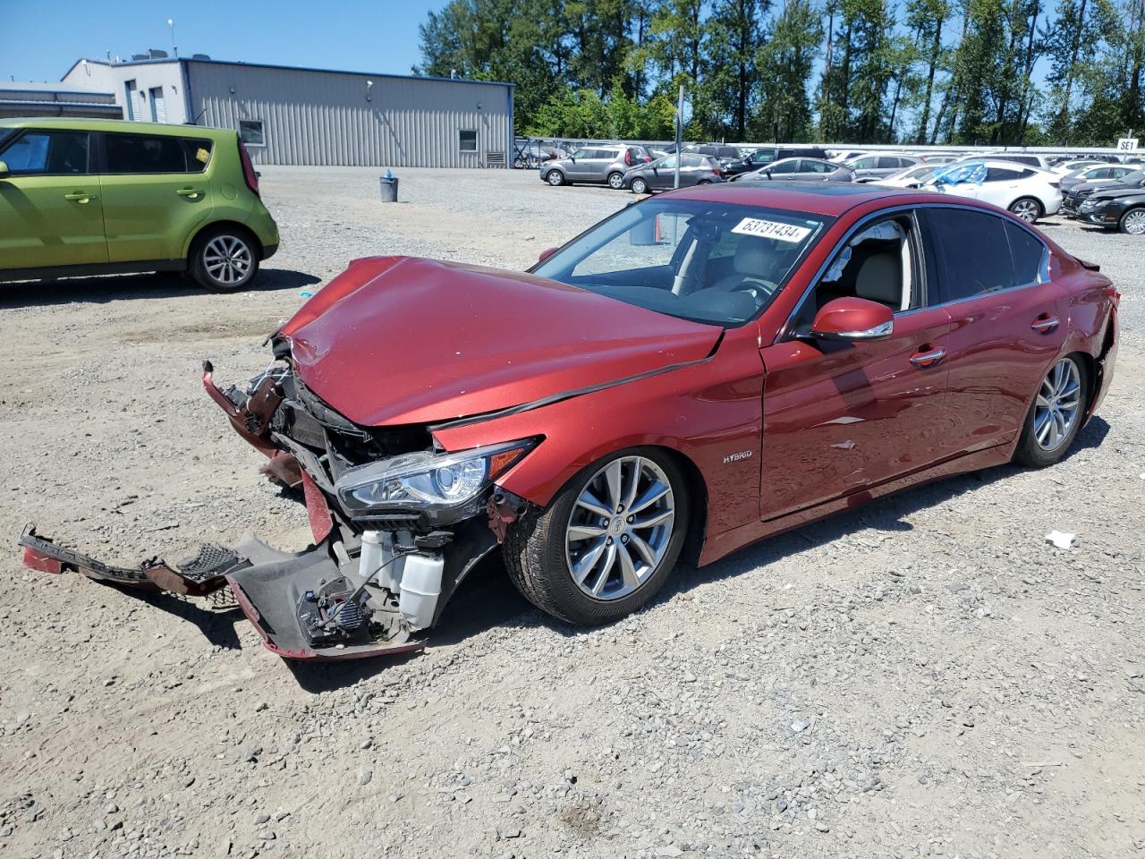 2014 Infiniti Q50 Hybrid Premium VIN: JN1AV7AP9EM690750 Lot: 63731434