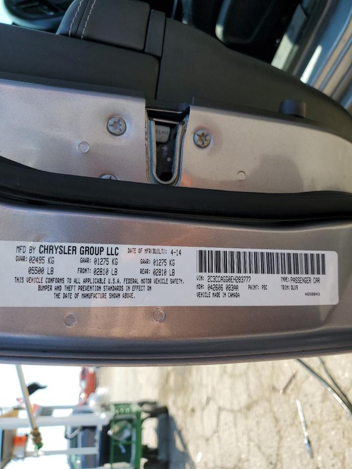 2014 Chrysler 300 S VIN: 2C3CCAGG0EH283777 Lot: 64983424