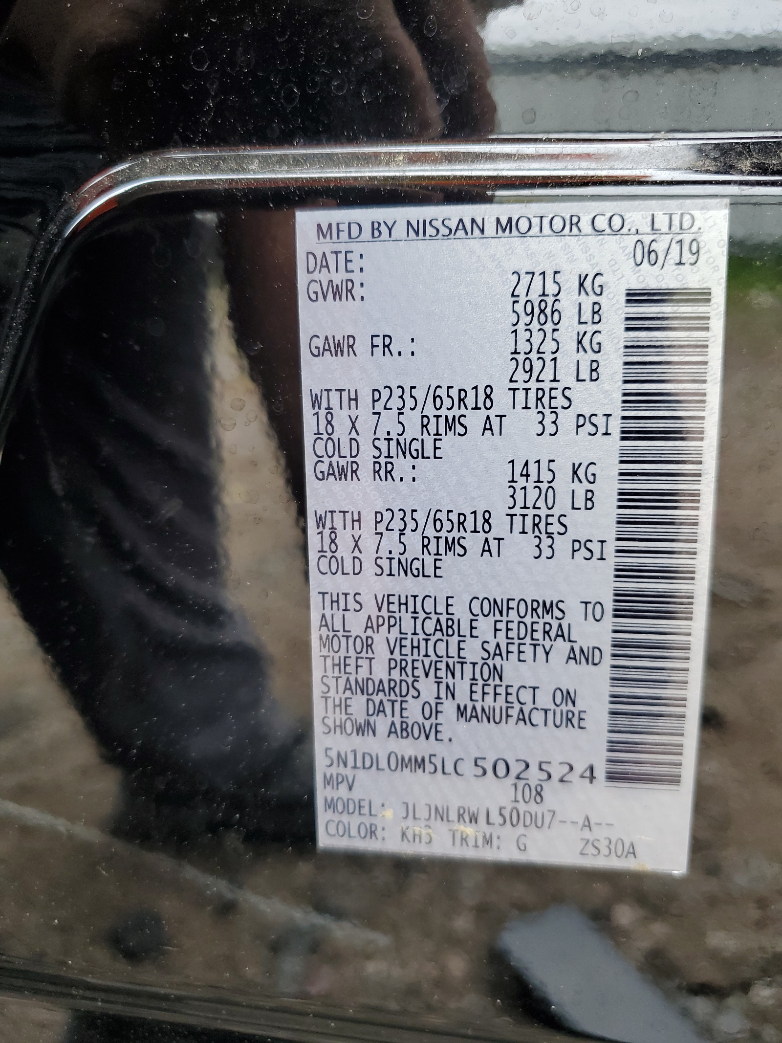 5N1DL0MM5LC502524 2020 Infiniti Qx60 Luxe