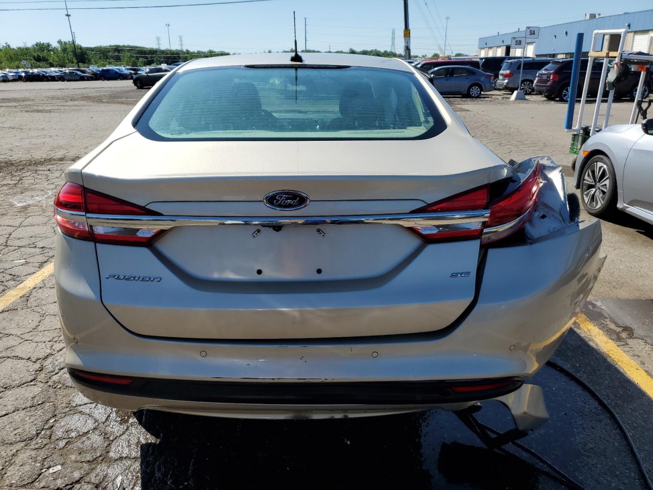 2017 Ford Fusion Se VIN: 3FA6P0H70HR396178 Lot: 61107904