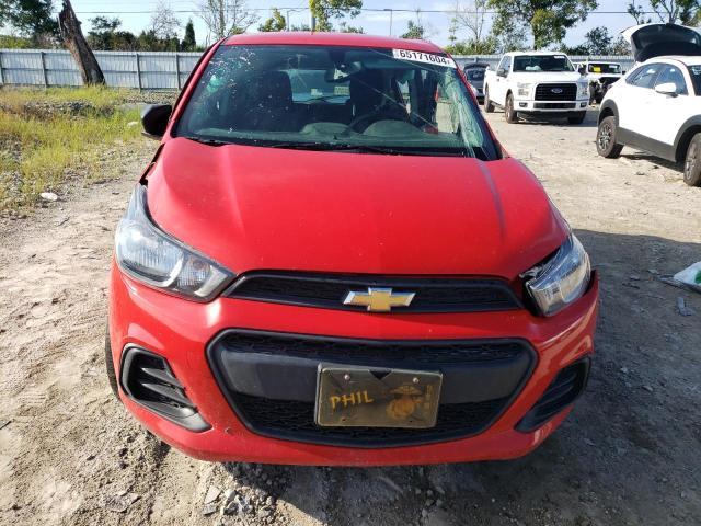  CHEVROLET SPARK 2018 Czerwony