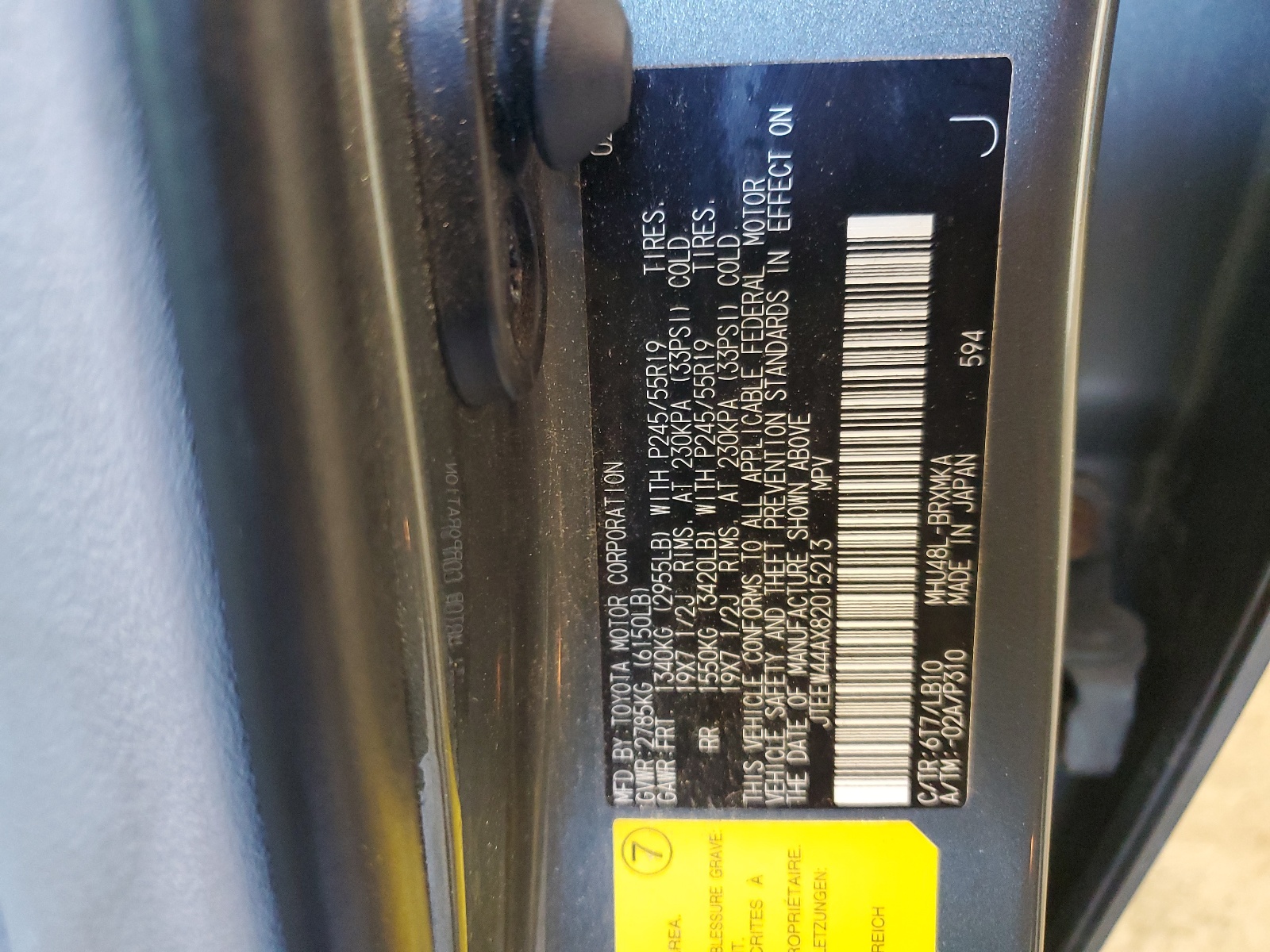 JTEEW44AX82015213 2008 Toyota Highlander Hybrid Limited