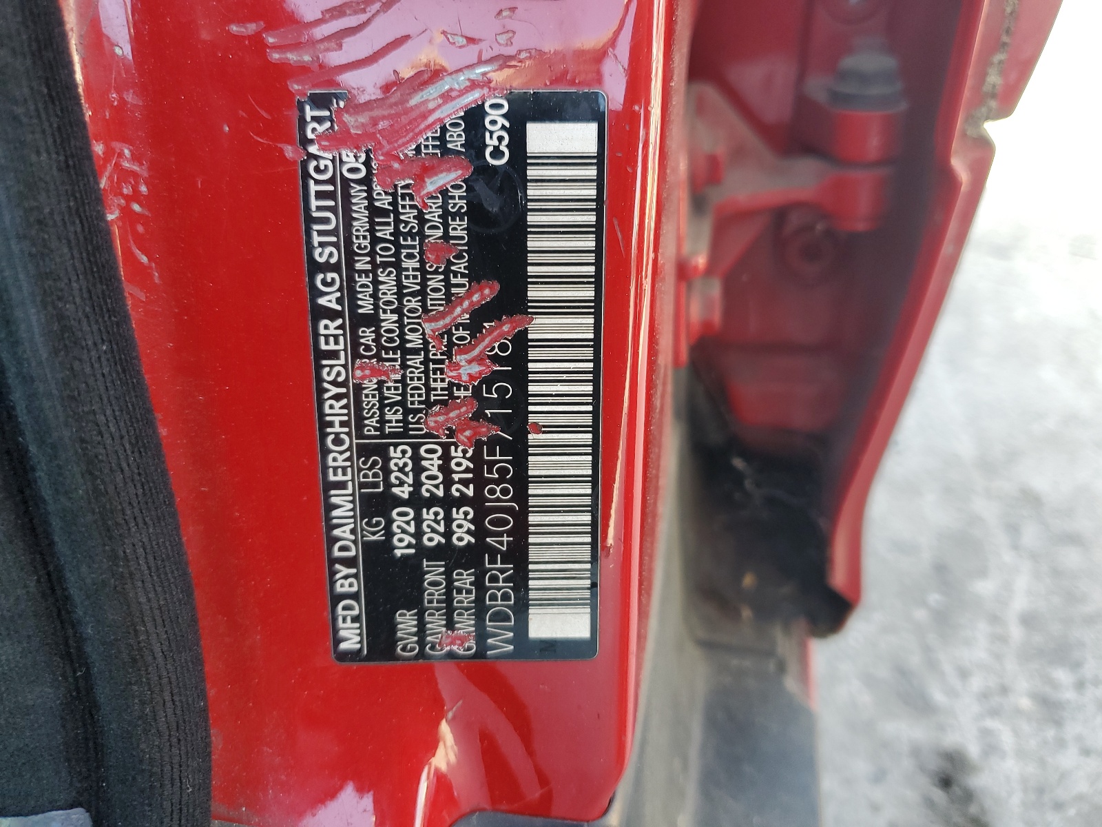 WDBRF40J85F715181 2005 Mercedes-Benz C 230K Sport Sedan