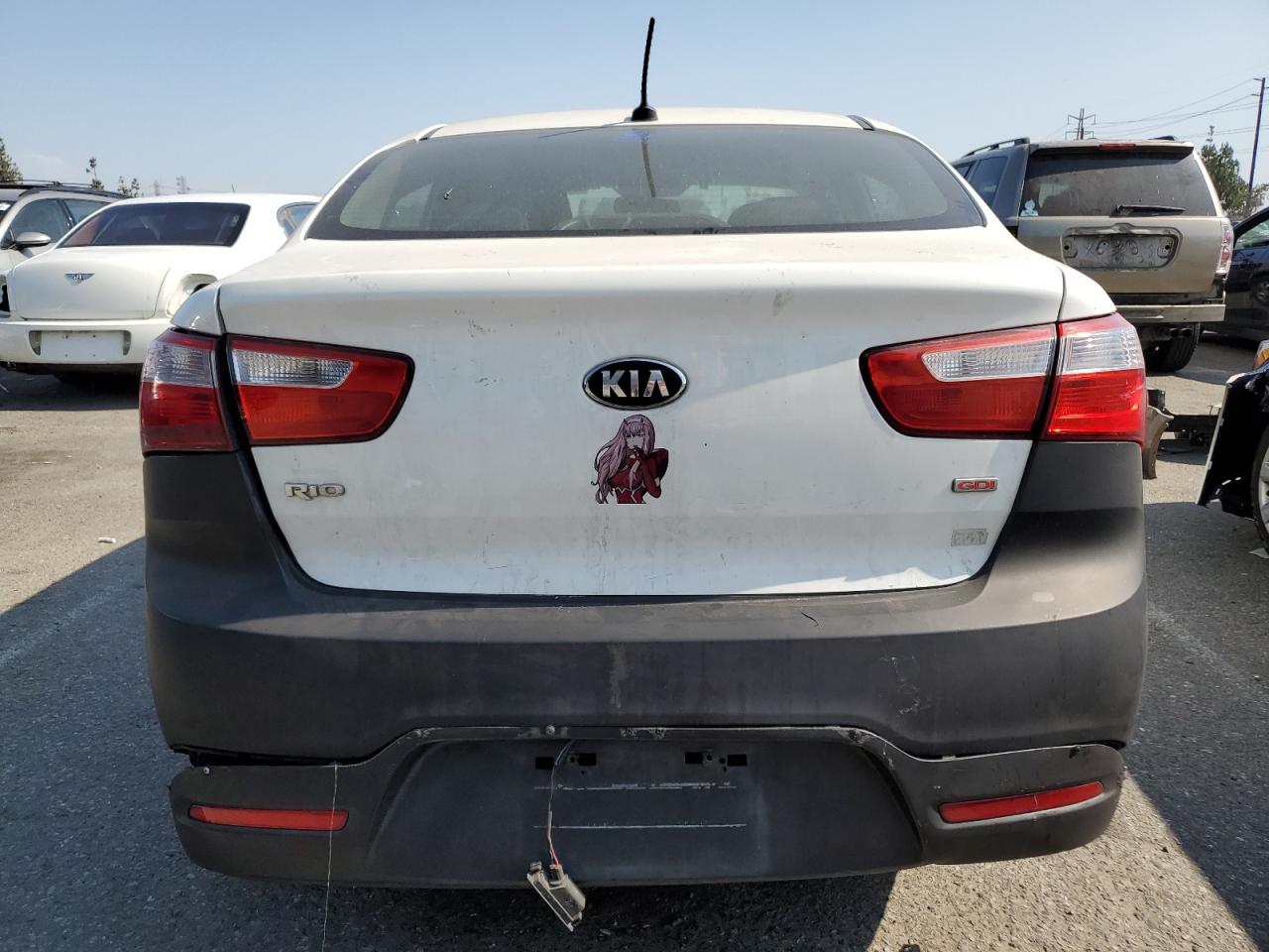 2014 Kia Rio Lx VIN: KNADM4A36E6361627 Lot: 64711284