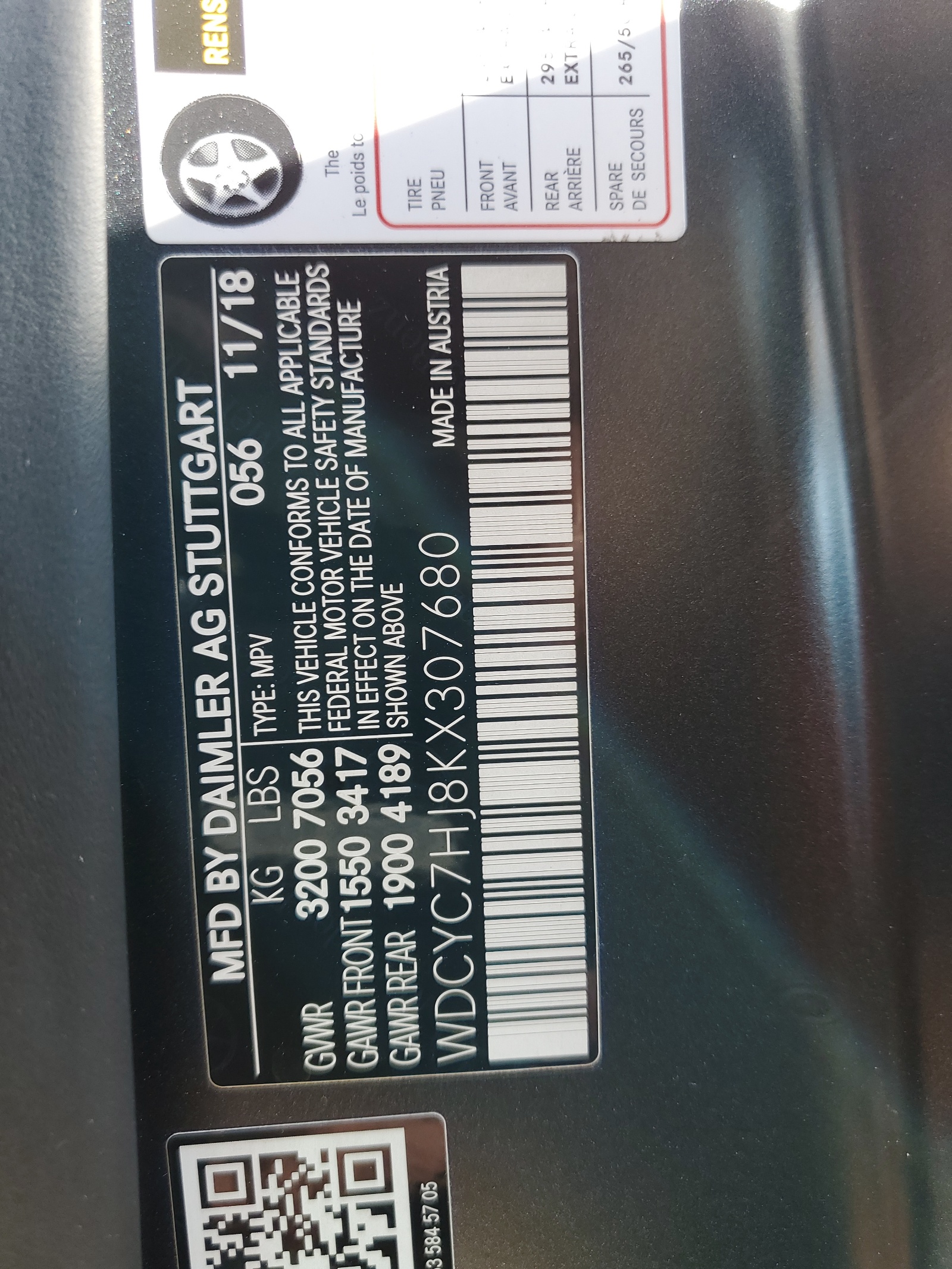 WDCYC7HJ8KX307680 2019 Mercedes-Benz G 63 Amg