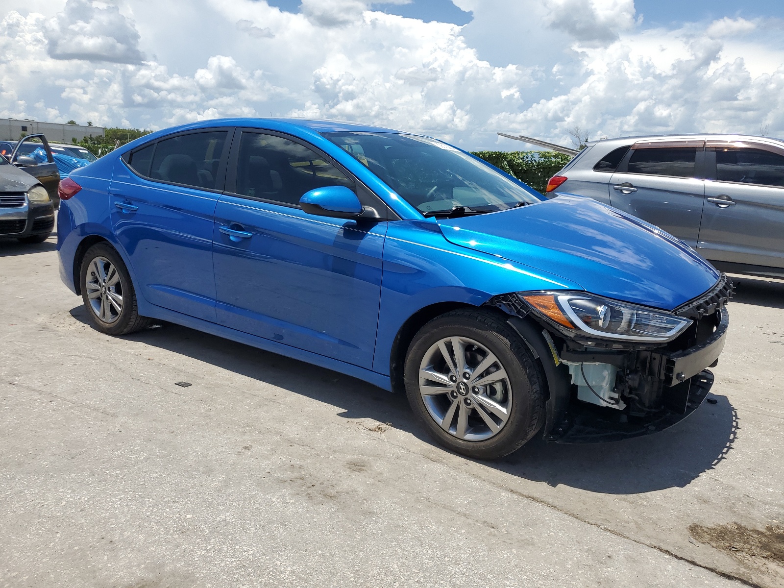 2018 Hyundai Elantra Sel vin: KMHD84LF3JU612202