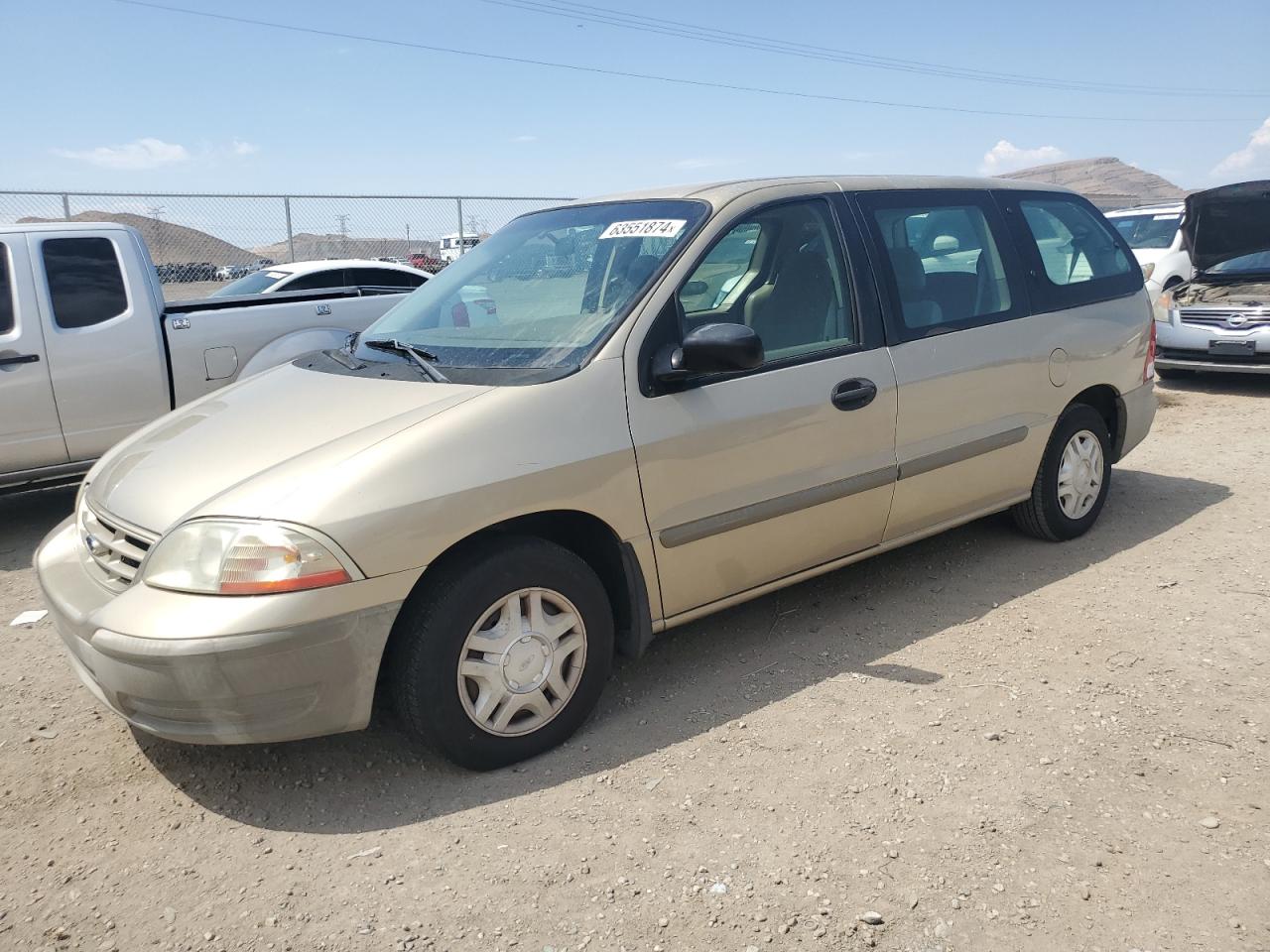 2000 Ford Windstar Lx VIN: 2FMZA5142YBC16344 Lot: 63551874