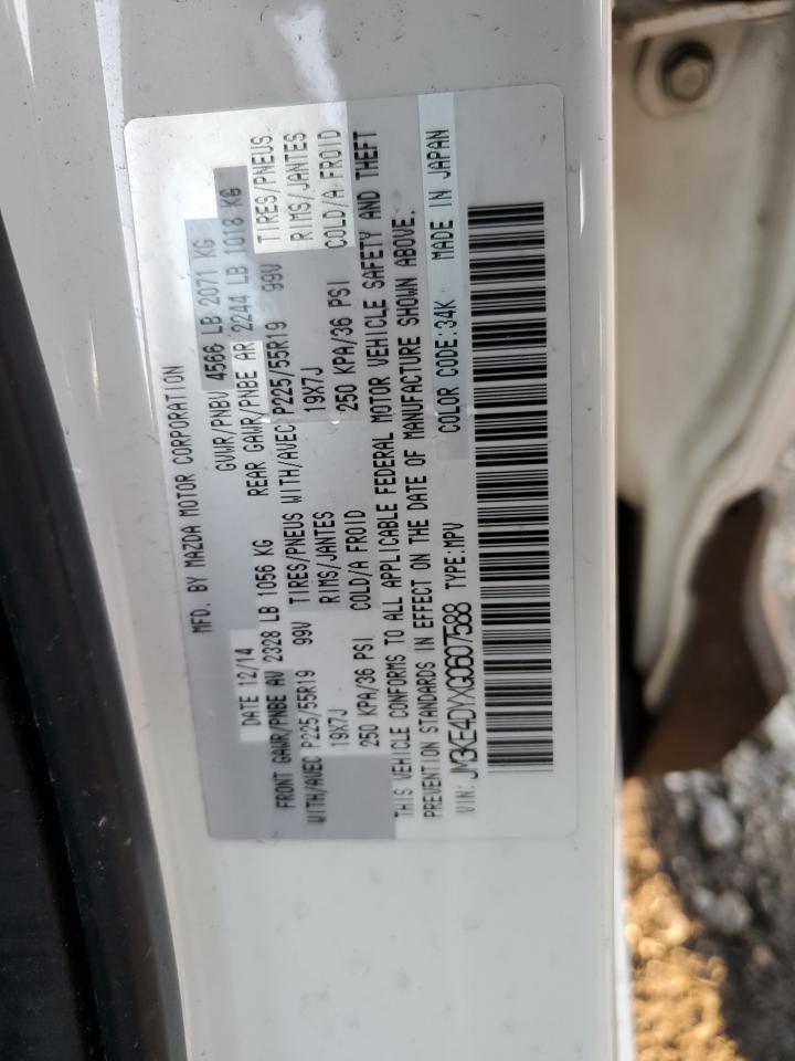 2016 Mazda Cx-5 Gt VIN: JM3KE4DYXG0607588 Lot: 62565454