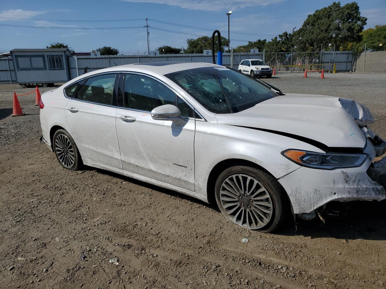 2017 Ford Fusion Titanium Phev VIN: 3FA6P0SU6HR264668 Lot: 63322614