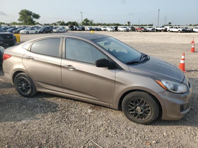  HYUNDAI ACCENT 2013 tan