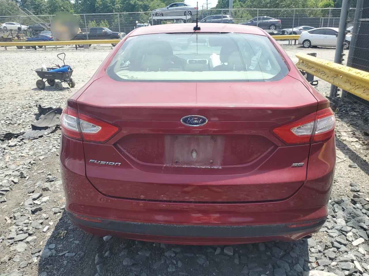 2014 Ford Fusion Se VIN: 3FA6P0H70ER387458 Lot: 62279384