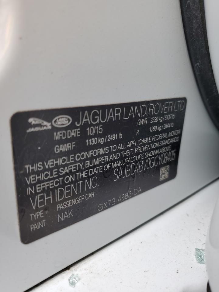 2016 Jaguar Xf Premium VIN: SAJBD4BV0GCY08405 Lot: 65174334