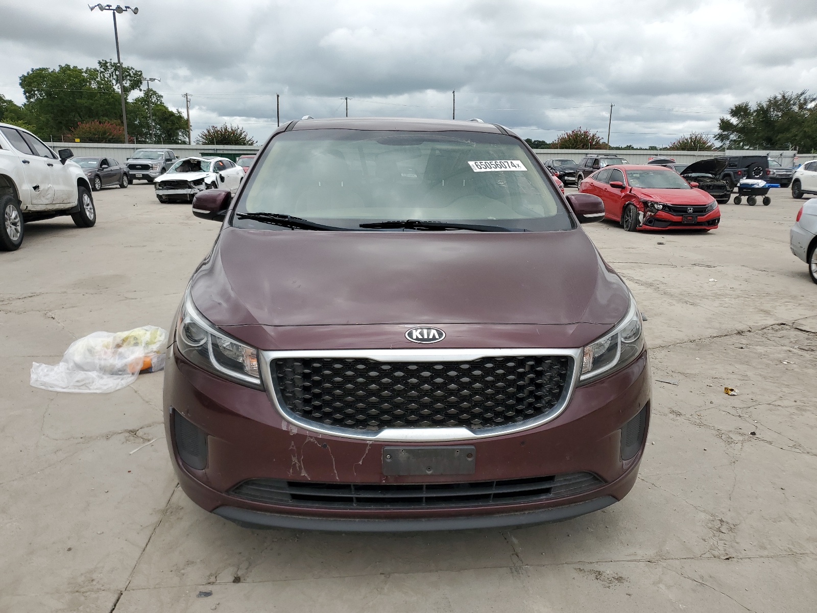 2017 Kia Sedona Lx vin: KNDMB5C18H6316302