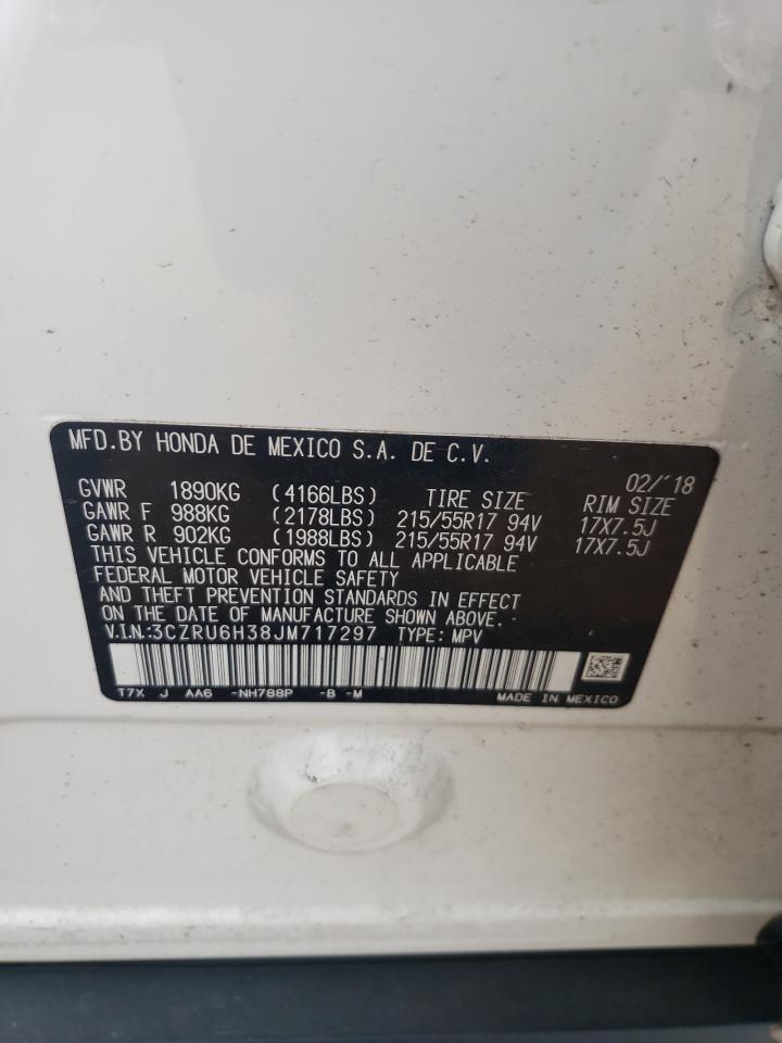 2018 Honda Hr-V Lx VIN: 3CZRU6H38JM717297 Lot: 63479784