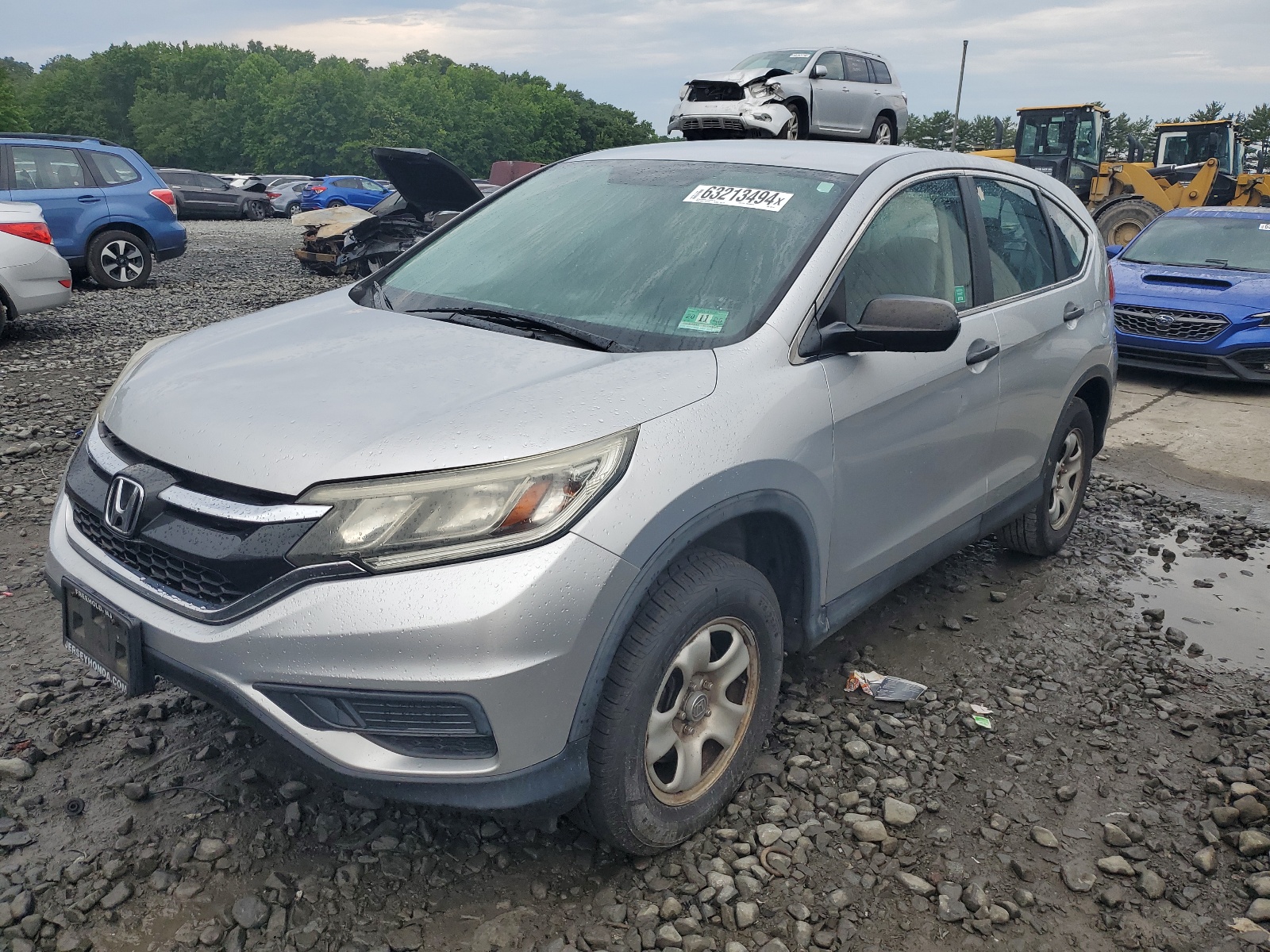 2015 Honda Cr-V Lx vin: 5J6RM4H30FL006142