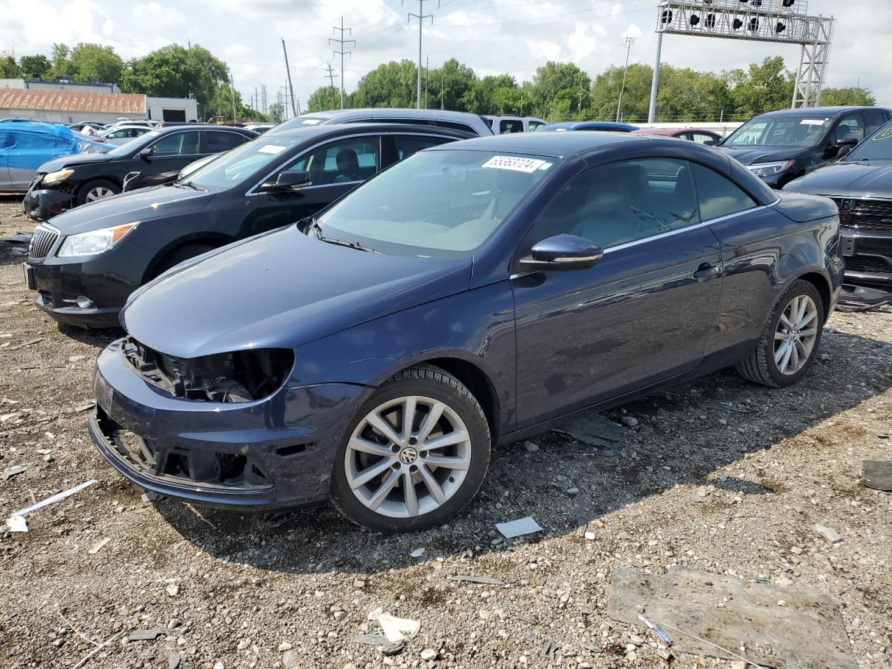 2012 Volkswagen Eos Komfort VIN: WVWBW7AH3CV002434 Lot: 65363724