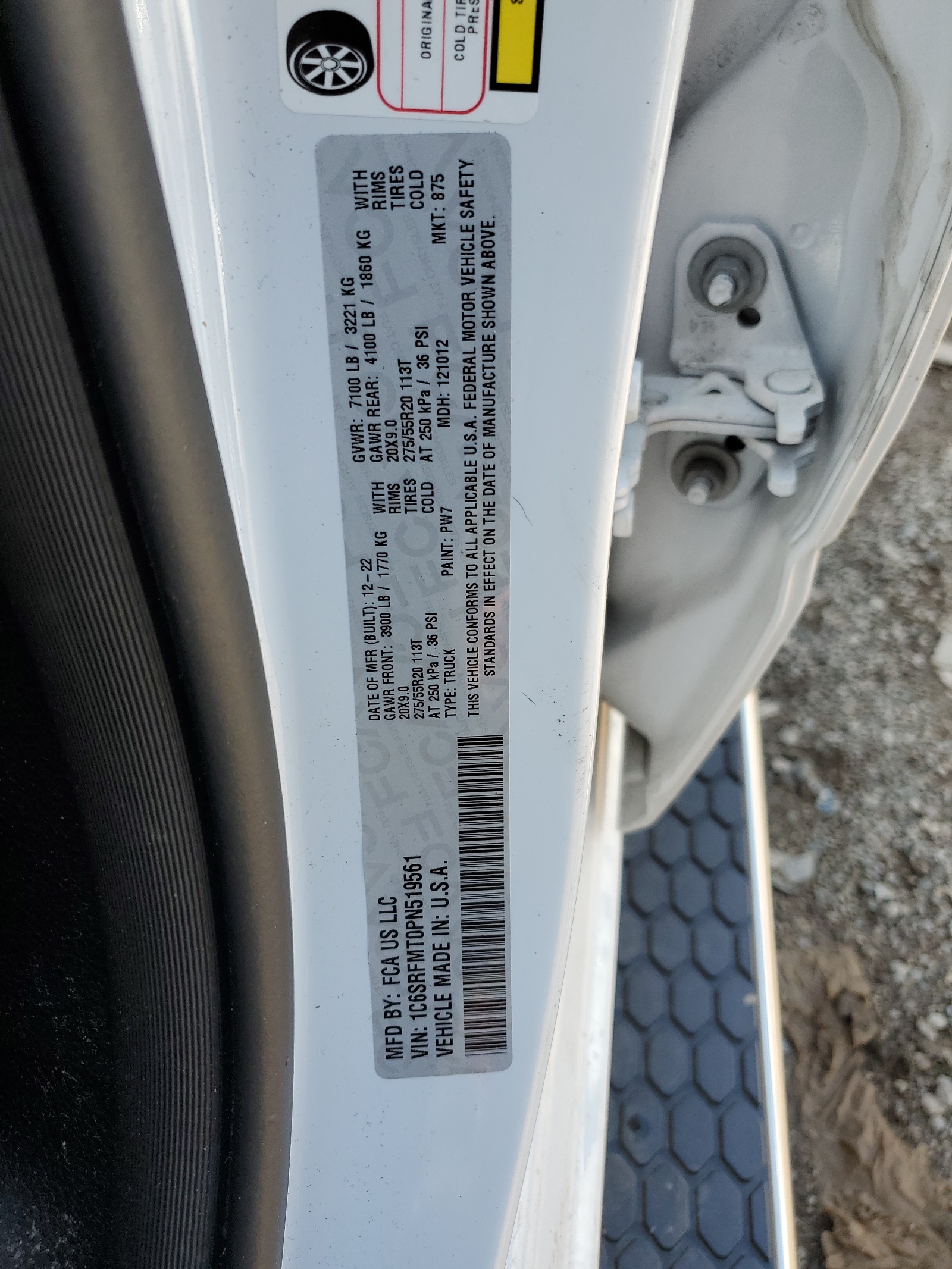 1C6SRFMT0PN519561 2023 Ram 1500 Big Horn/Lone Star