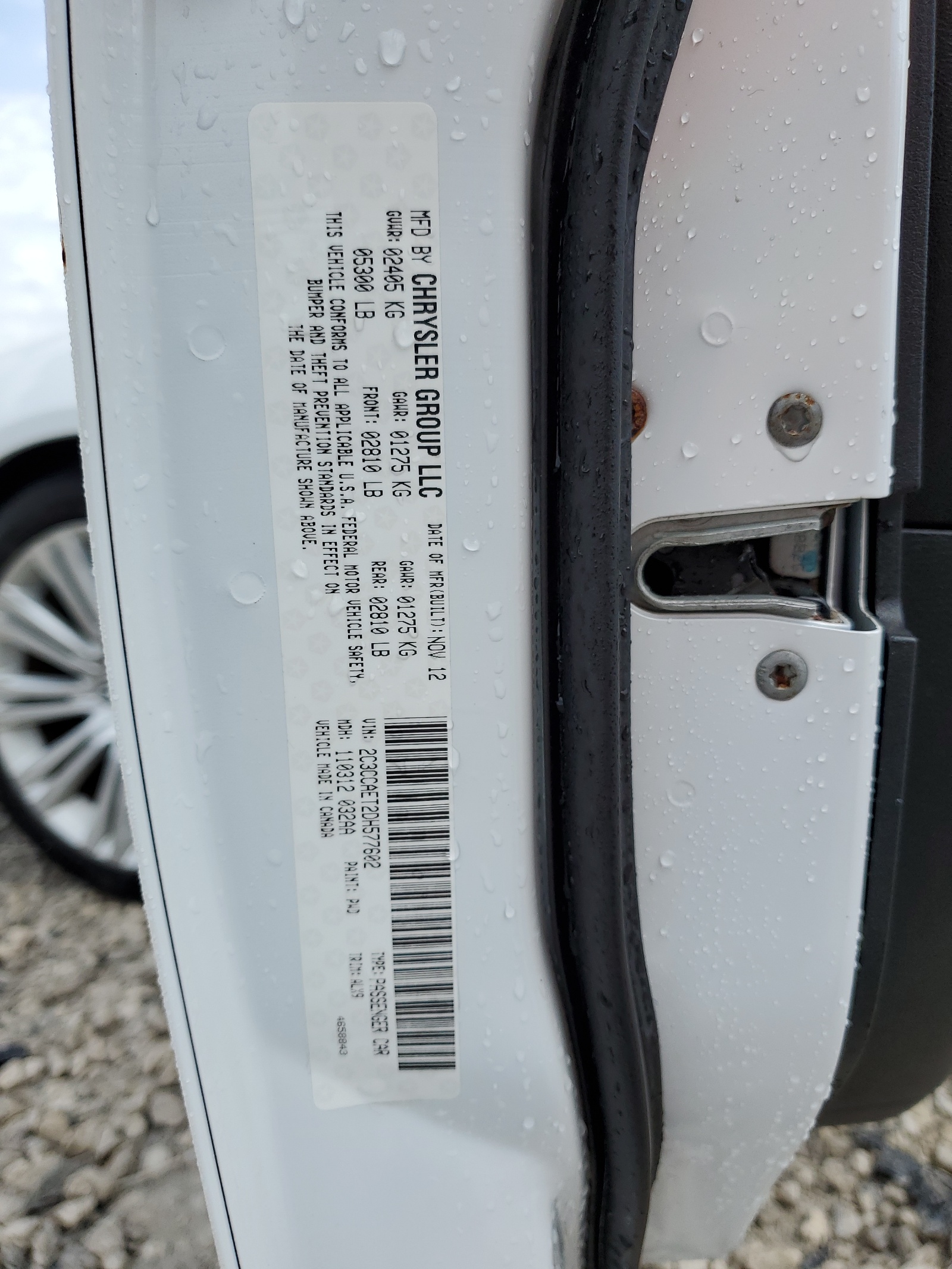 2C3CCAET2DH577602 2013 Chrysler 300C