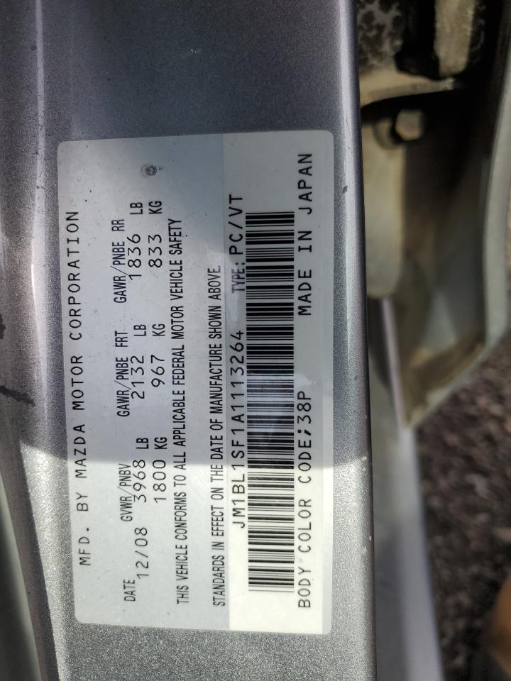 2010 Mazda 3 I VIN: JM1BL1SF1A1113264 Lot: 61229024