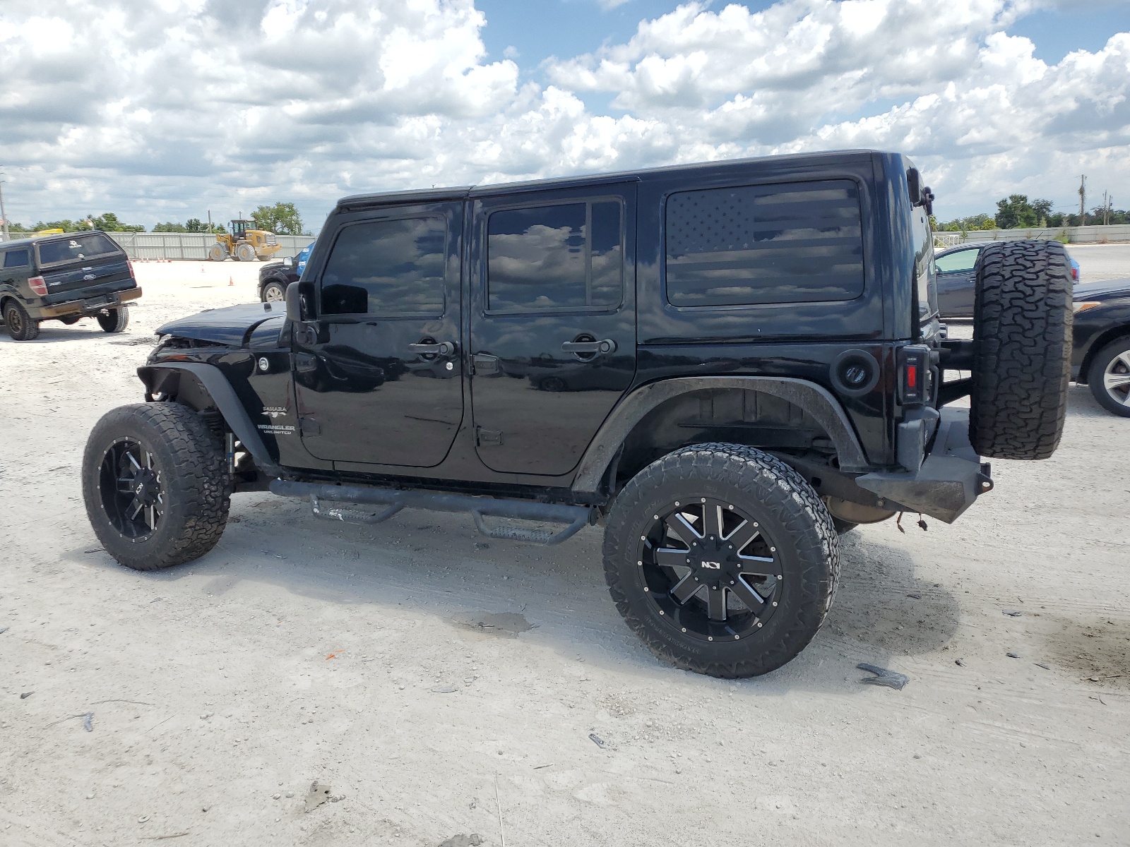 2017 Jeep Wrangler Unlimited Sahara vin: 1C4BJWEG4HL733807