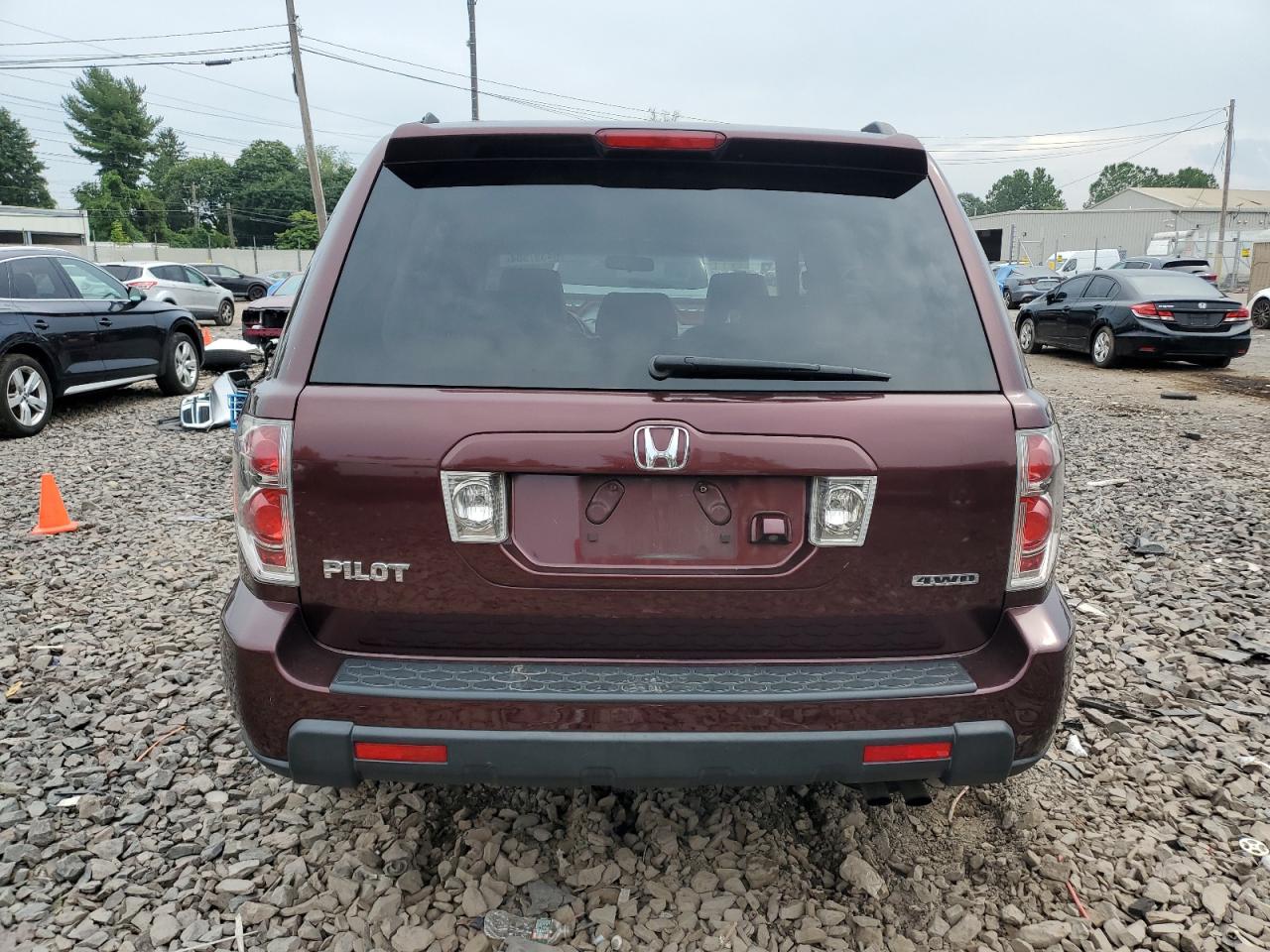 2007 Honda Pilot Exl VIN: 2HKYF18737H524782 Lot: 64397504