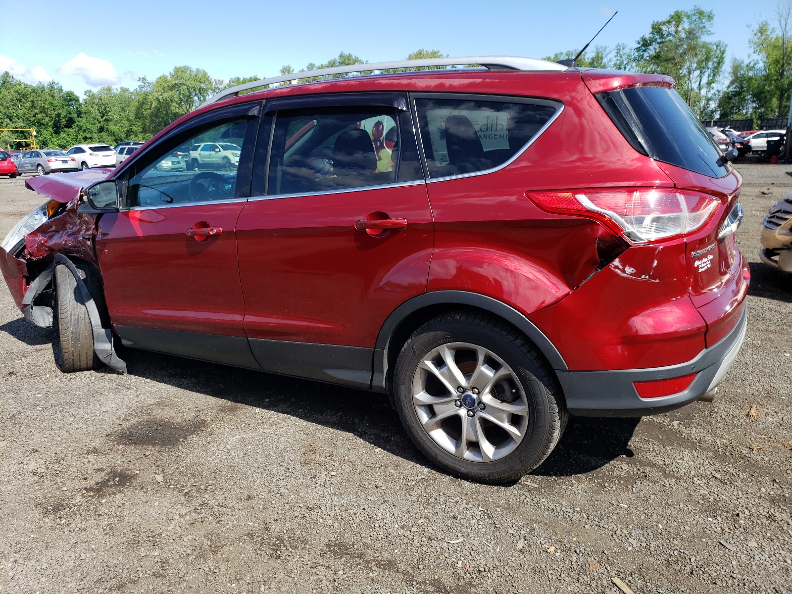 2014 Ford Escape Titanium vin: 1FMCU9JXXEUB19641