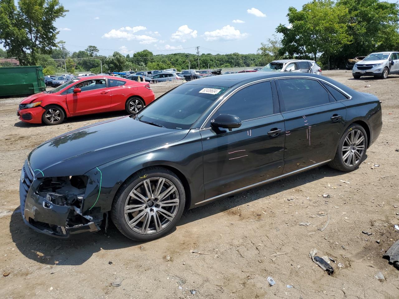 2011 Audi A8 L Quattro VIN: WAURVAFD3BN013630 Lot: 62406604