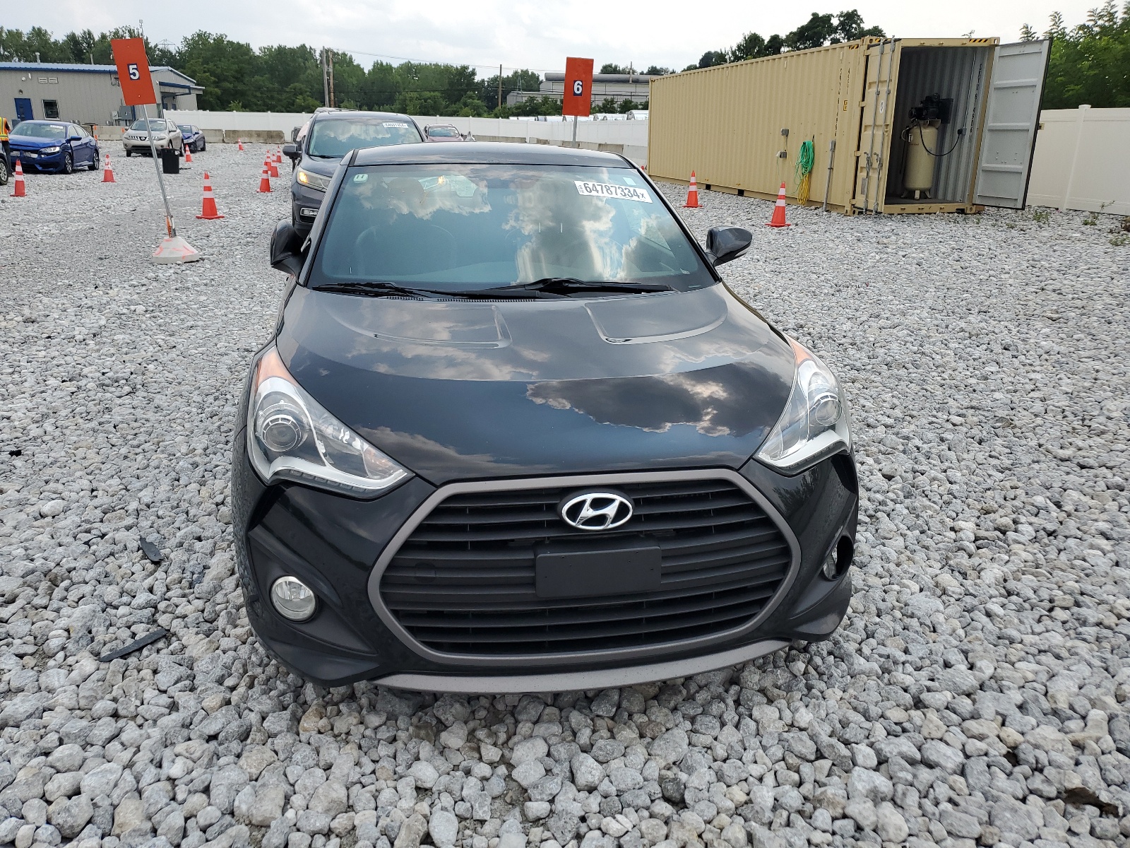 2016 Hyundai Veloster Turbo vin: KMHTC6AE1GU253537