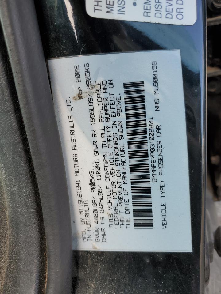 6MMAP67P03T002801 2003 Mitsubishi Diamante Ls