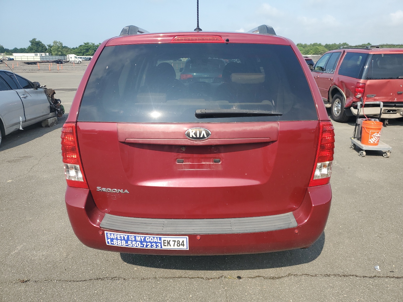 KNDMG4C71E6545349 2014 Kia Sedona Lx