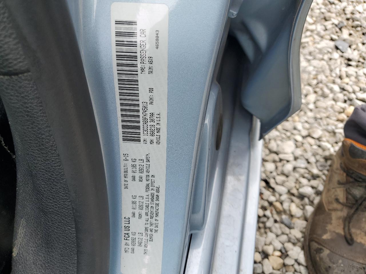 2015 Chrysler 200 Limited VIN: 1C3CCCAB9FN745013 Lot: 63802524