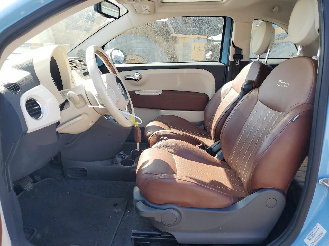 2015 Fiat 500 Lounge VIN: 3C3CFFCR5FT502740 Lot: 63292024